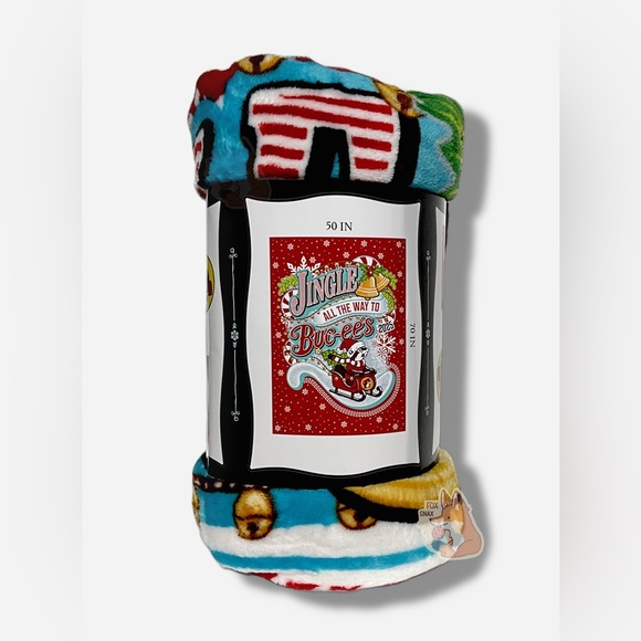 Buc-ee's Jingle All The Way To Buc-ees Christmas Blanket - Picture 4 of 4